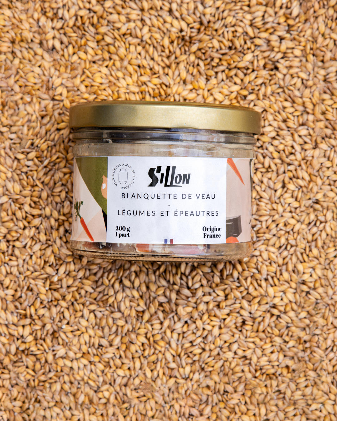 Blanquette de Veau - Légumes et Epeautres - 360gr
