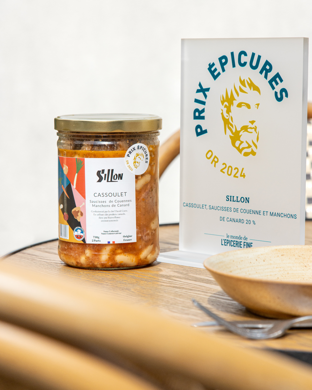 cassoulet saucisse et manchon de canard artisanal
