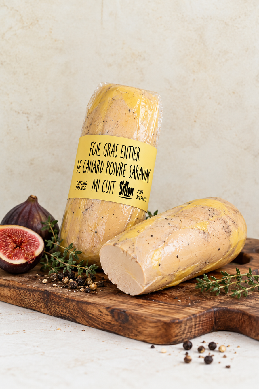 Whole Duck Foie Gras IGP, Sarawak Pepper