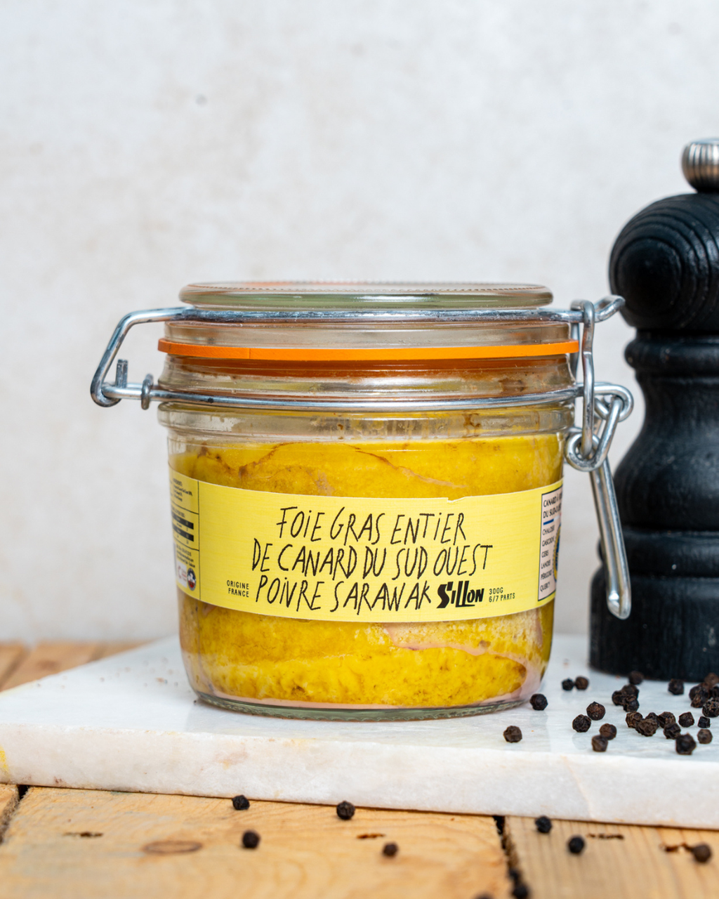 Foie Gras de Canard Entier IGP, Poivre Sarawak