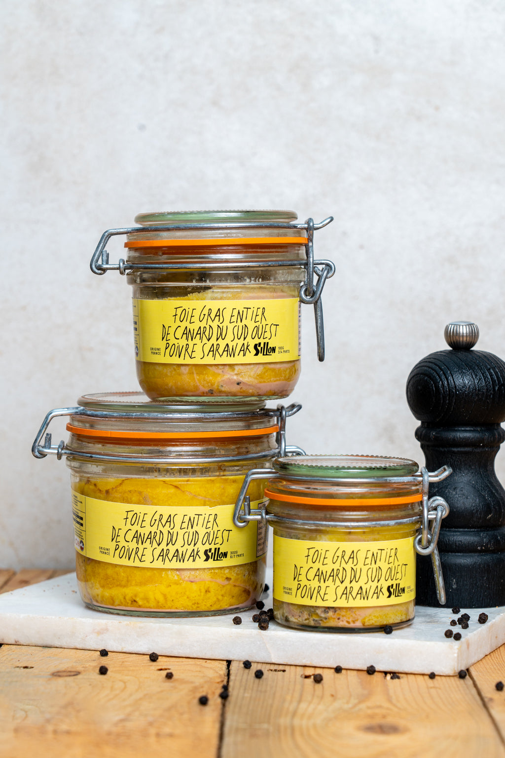 Foie Gras de Canard Entier IGP, Poivre Sarawak