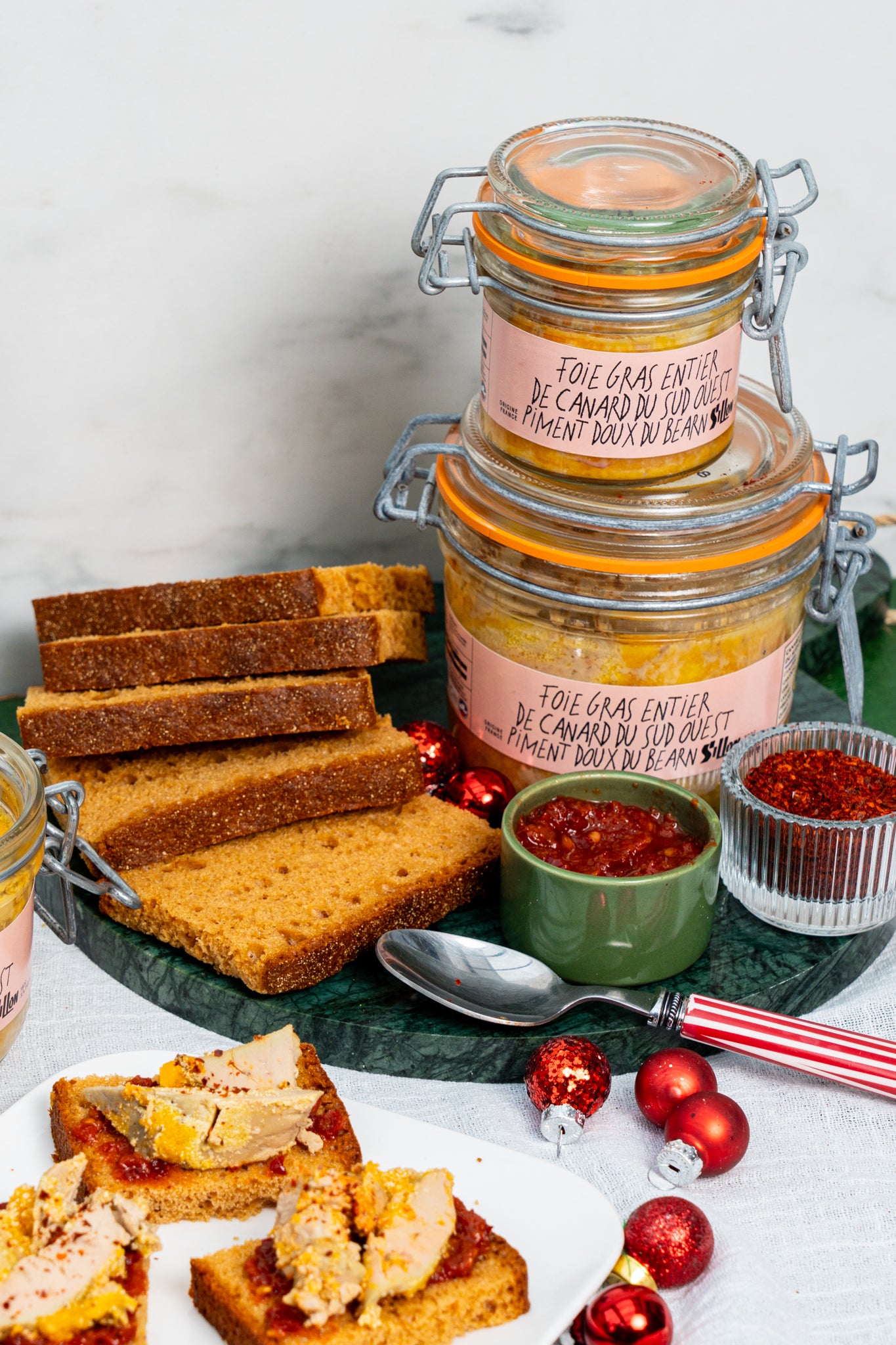 Foie Gras de Canard Entier IGP, Piment Doux fumé du Bearn