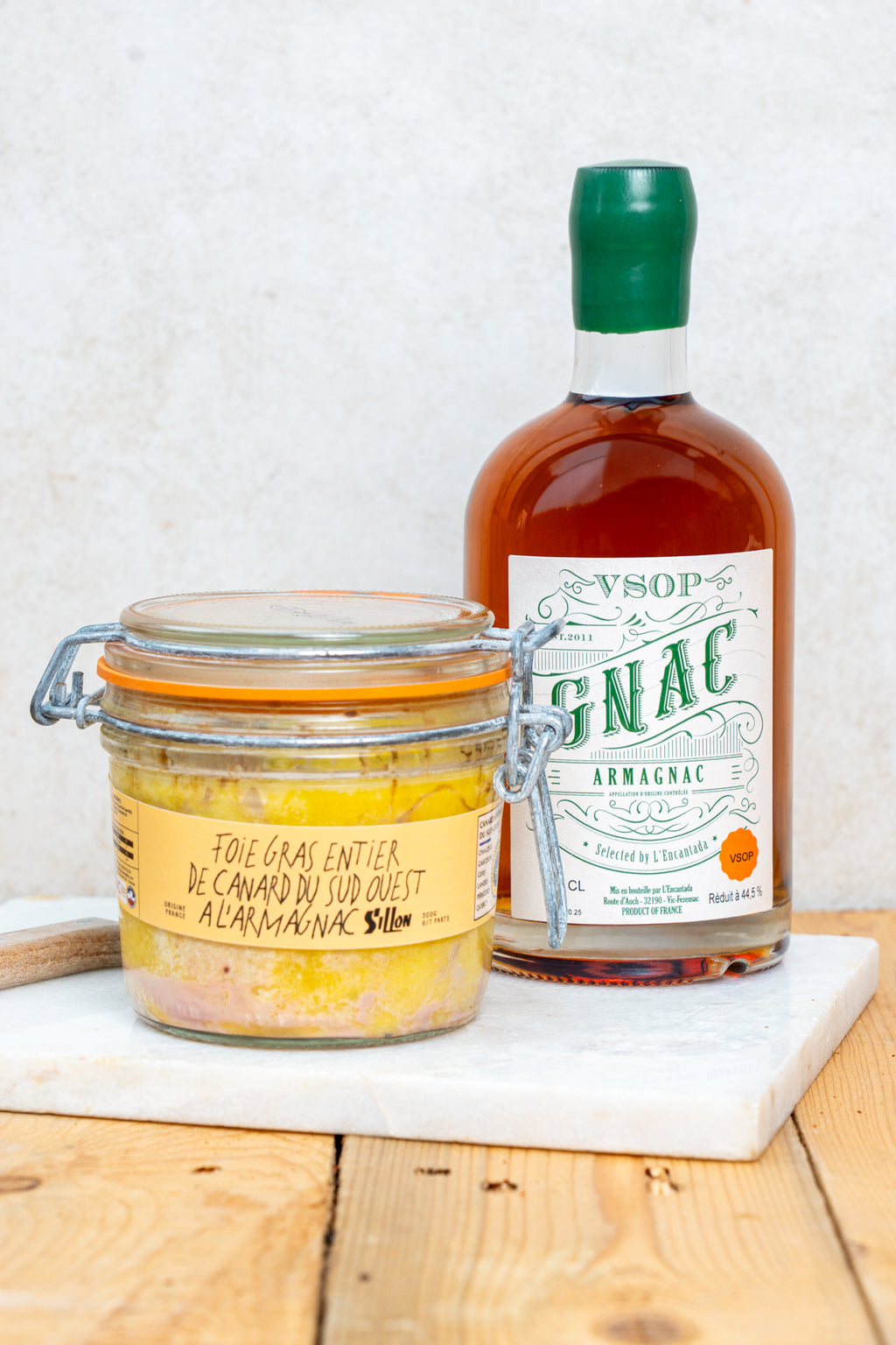 Foie Gras de Canard Entier IGP, Armagnac L'Encantada