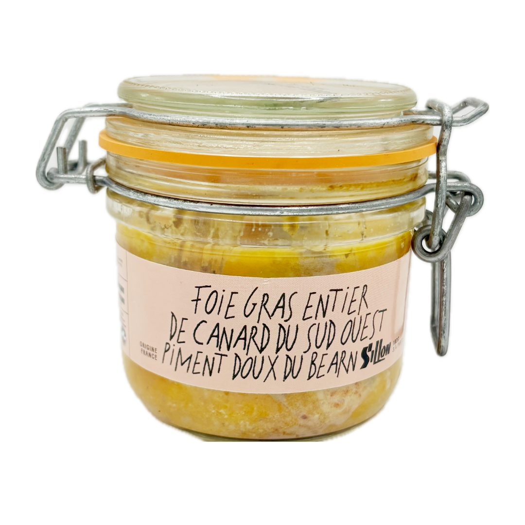 Foie Gras de Canard Entier IGP, Piment Doux fumé du Bearn