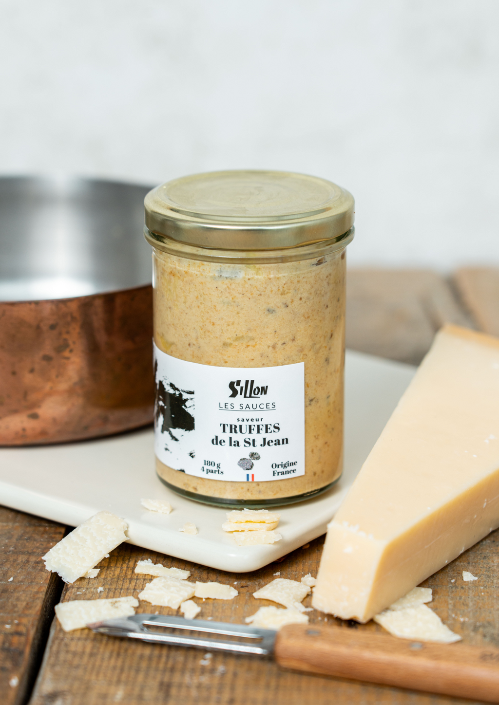 Sauce saveur truffes en bocal artisanal
